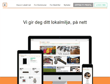 Tablet Screenshot of lokalt.net